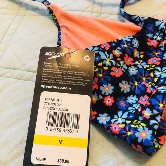 Floral Speedo bikini top - Picture 4 of 4